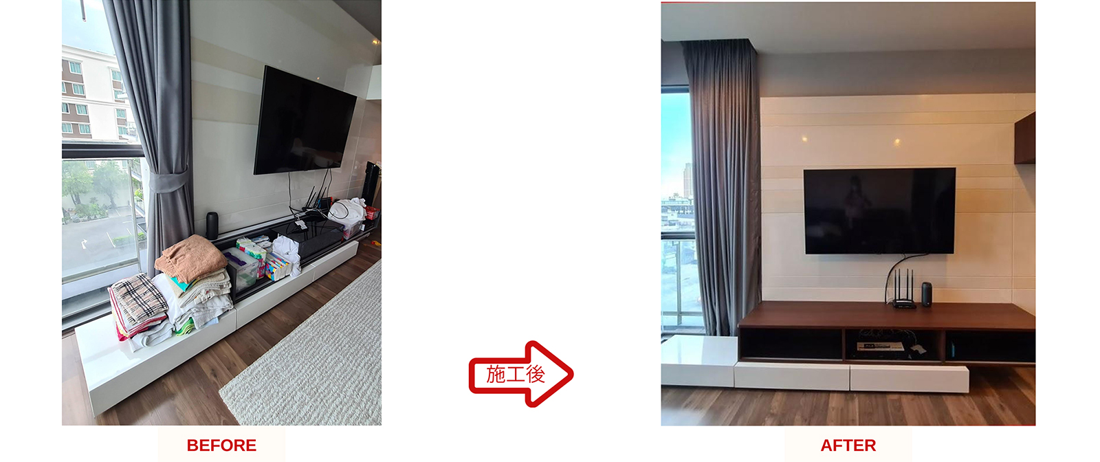 コンドミニアム造作家具の提案 I様邸（タイ在住） 施工事例